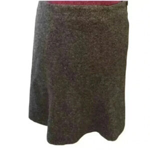 Gap Black Trumpet 54% Wool Skirt Size 8